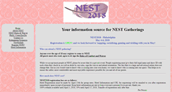 Desktop Screenshot of nestgatherings.com